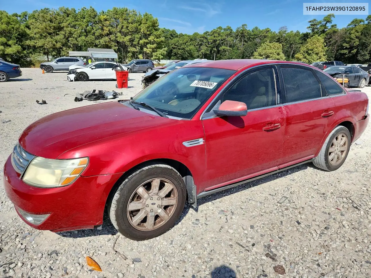 FORD TAURUS 2009, VIN 1FAHP23W39G120895