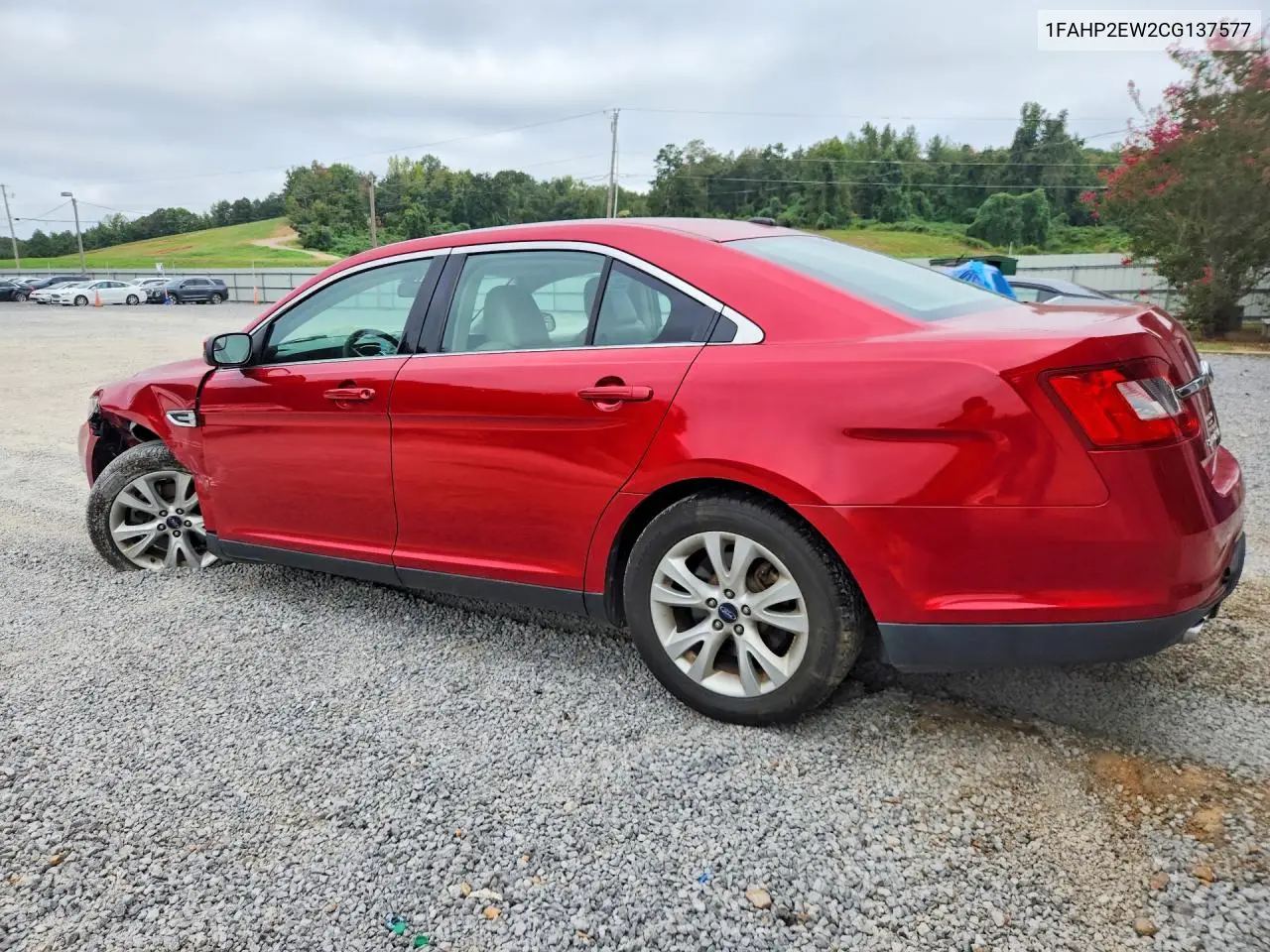 2012 FORD TAURUS VIN 1FAHP2EW2CG137577 — фото 2