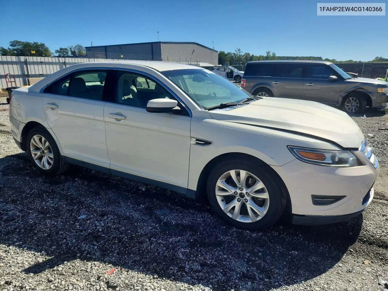 2012 FORD TAURUS VIN 1FAHP2EW4CG140366 — фото 4