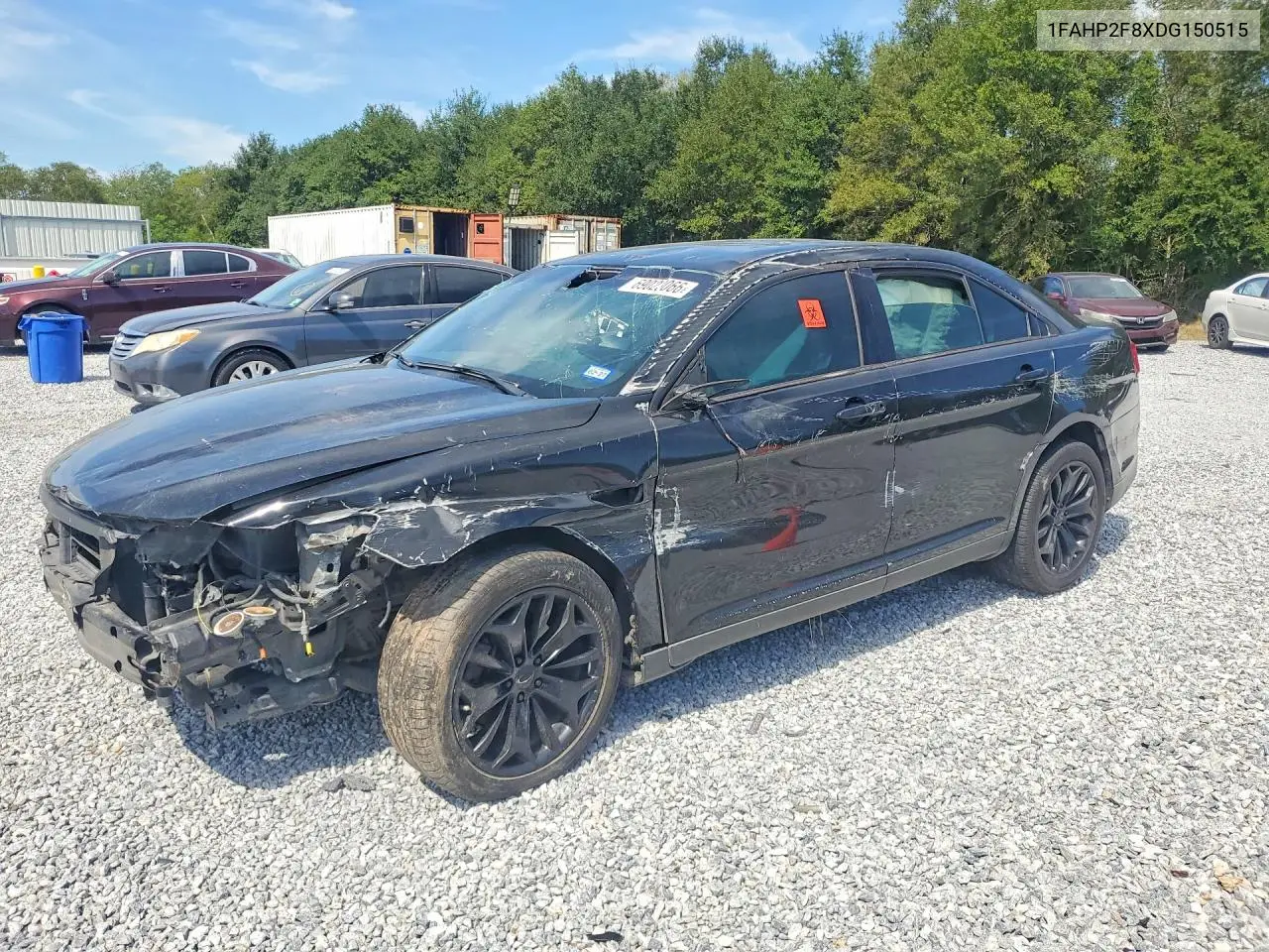 2013 FORD TAURUS VIN 1FAHP2F8XDG150515 — фото 2