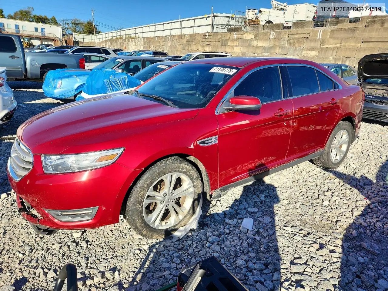FORD TAURUS 2013, VIN 1FAHP2E84DG174519