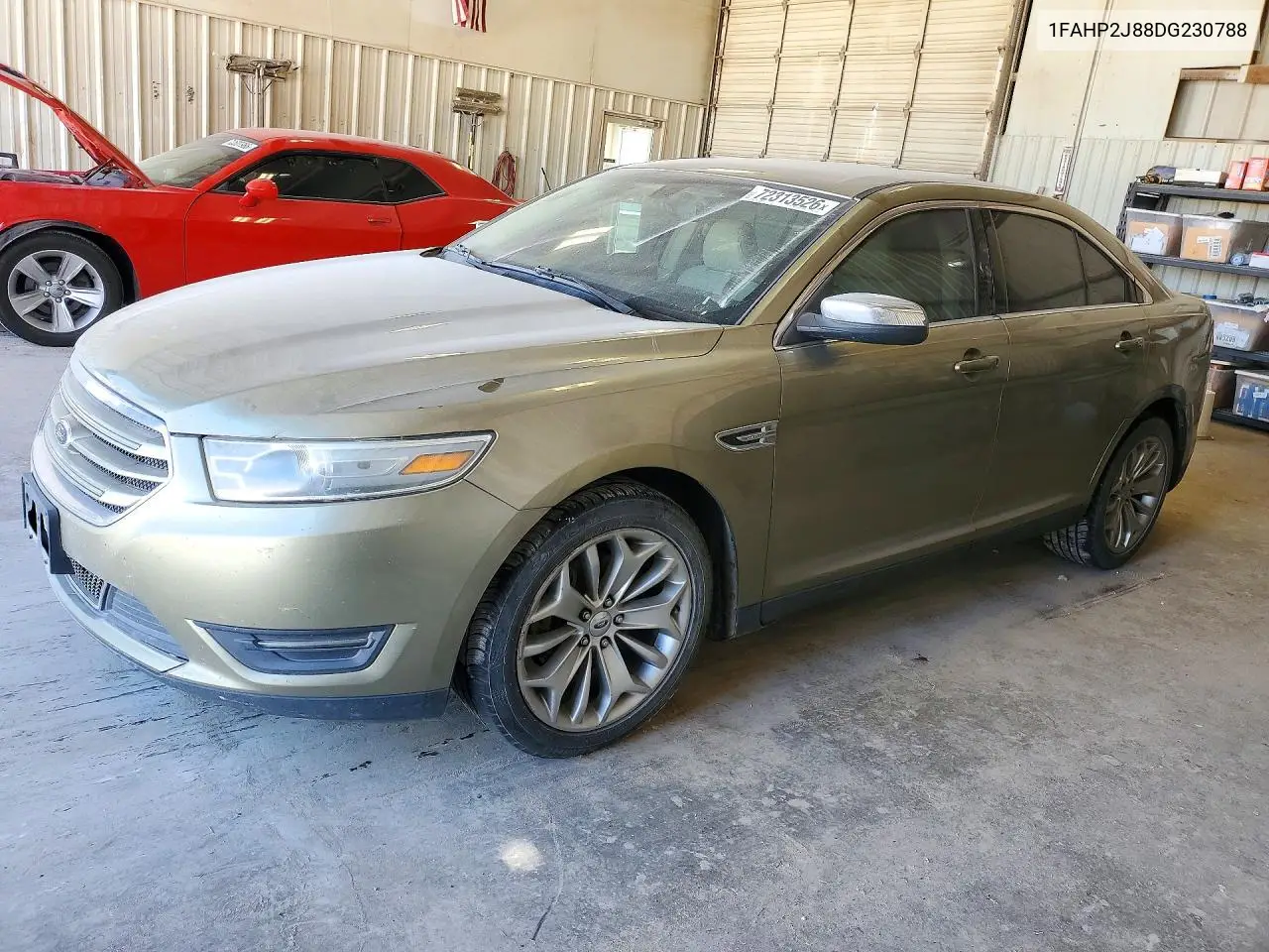 FORD TAURUS 2013, VIN 1FAHP2J88DG230788