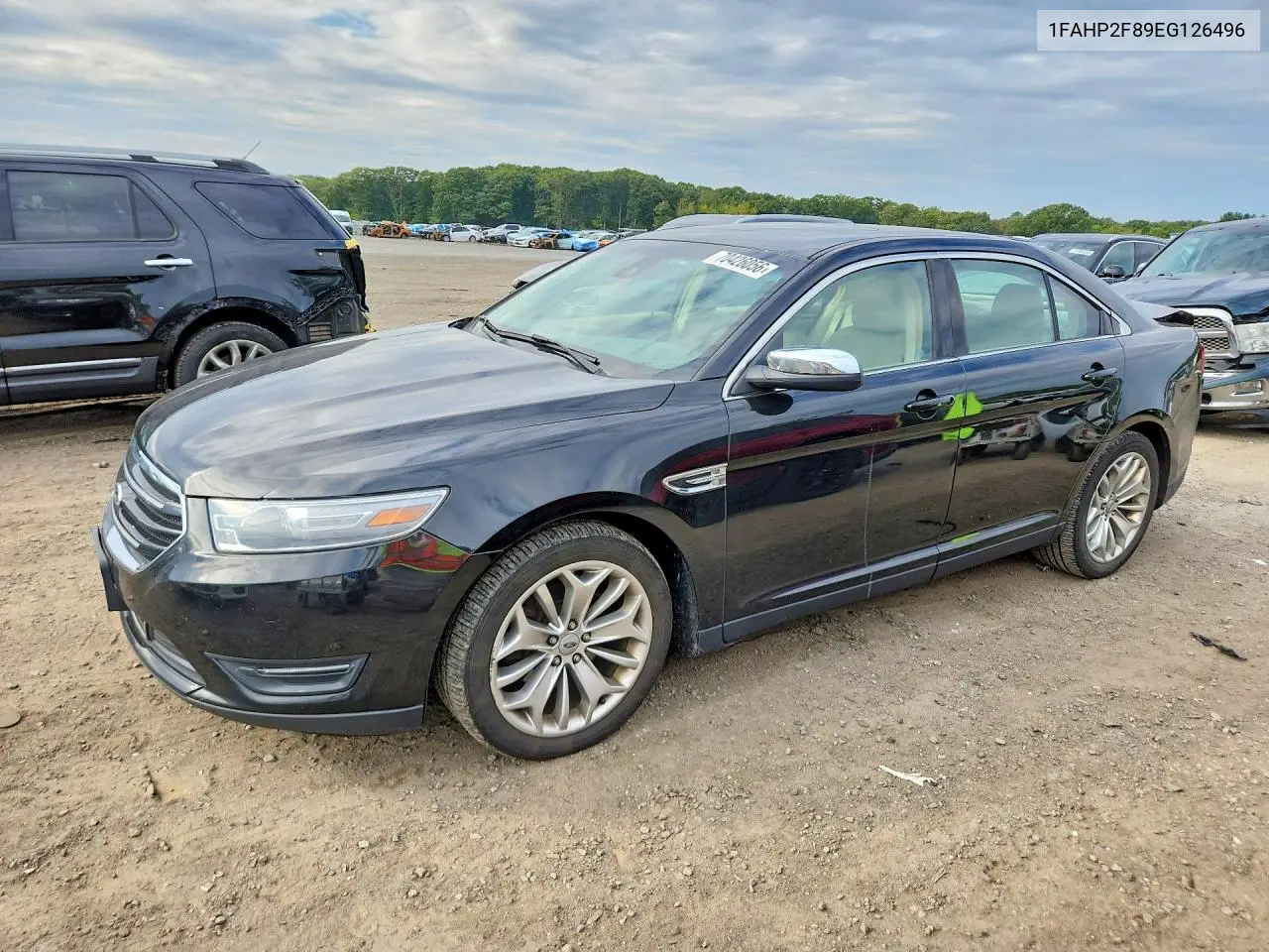 FORD TAURUS 2014, VIN 1FAHP2F89EG126496