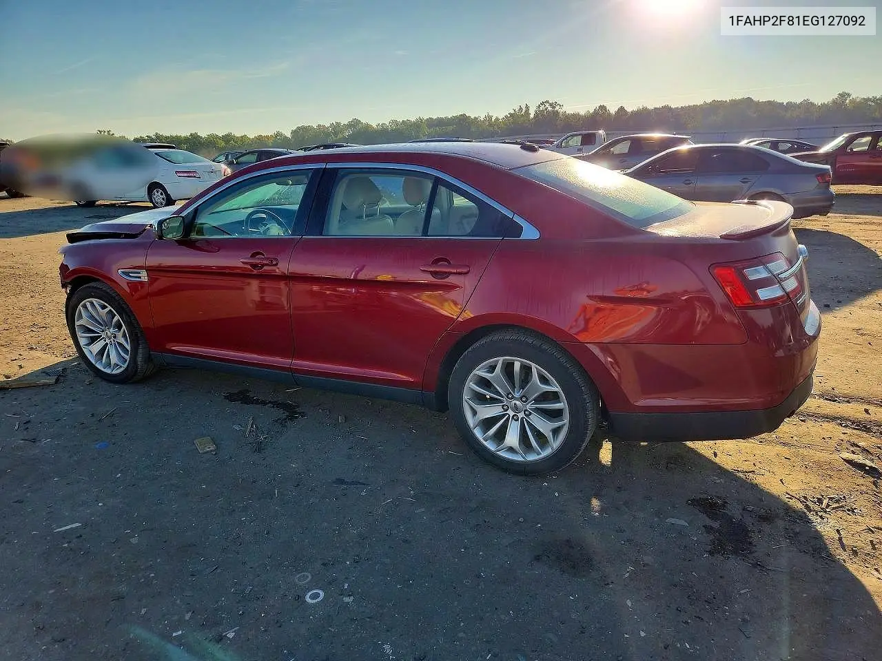 2014 FORD TAURUS VIN 1FAHP2F81EG127092 — фото 2