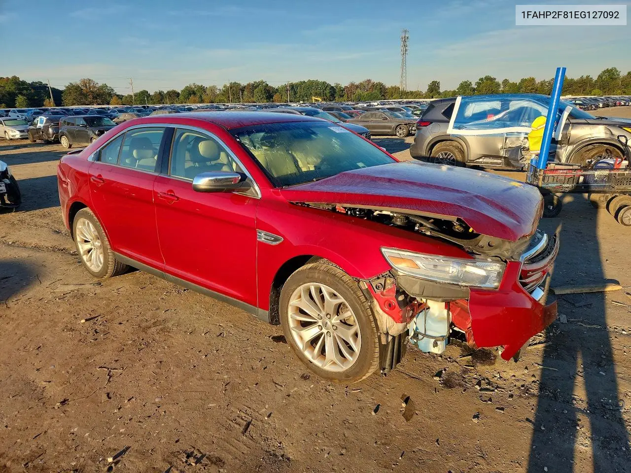 2014 FORD TAURUS VIN 1FAHP2F81EG127092 — фото 4