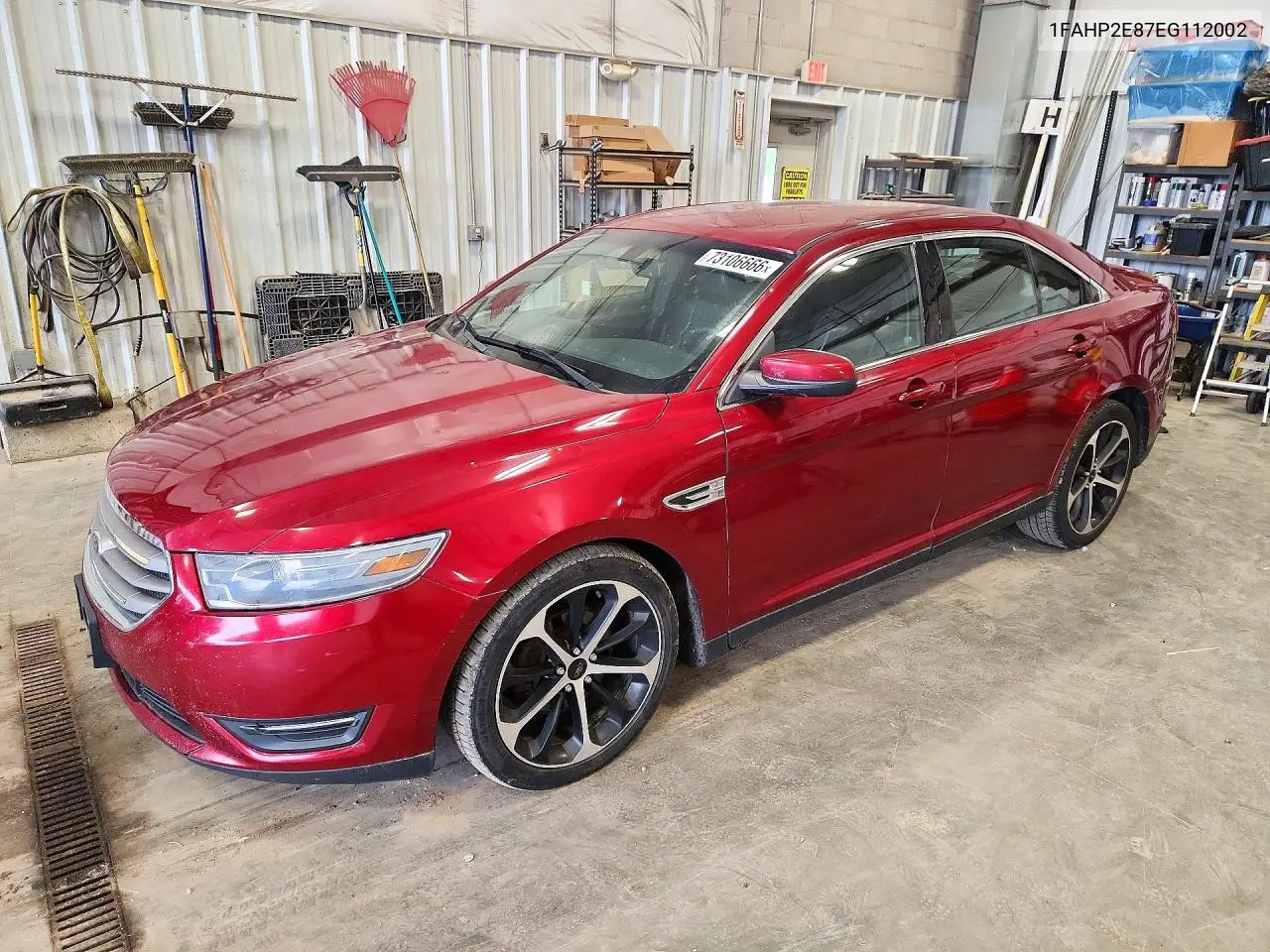 FORD TAURUS 2014, VIN 1FAHP2E87EG112002