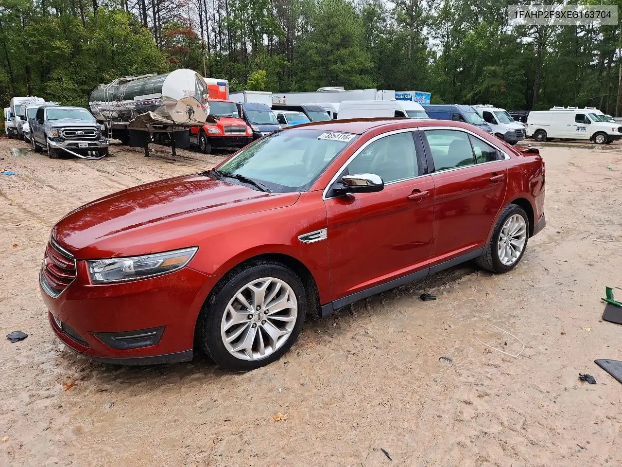 FORD TAURUS 2014, VIN 1FAHP2F8XEG163704