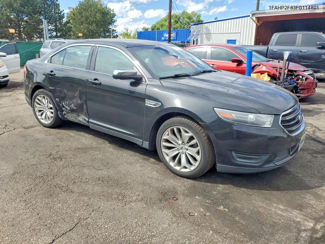 2015 FORD TAURUS VIN 1FAHP2F83FG114801 — фото 4