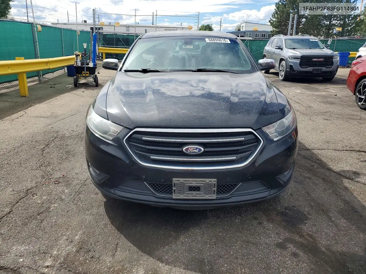 2015 FORD TAURUS VIN 1FAHP2F83FG114801 — фото 5