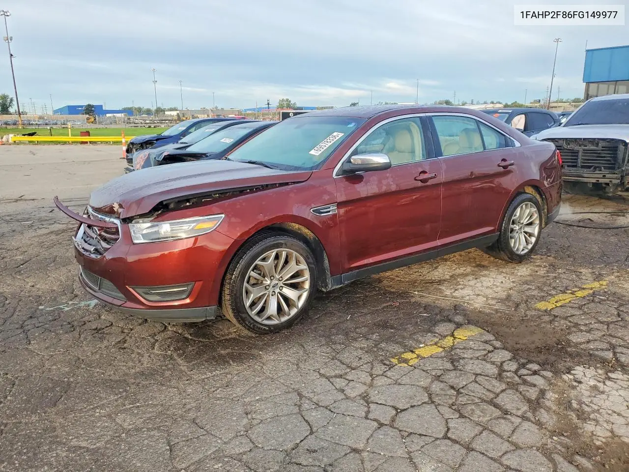 FORD TAURUS 2015, VIN 1FAHP2F86FG149977