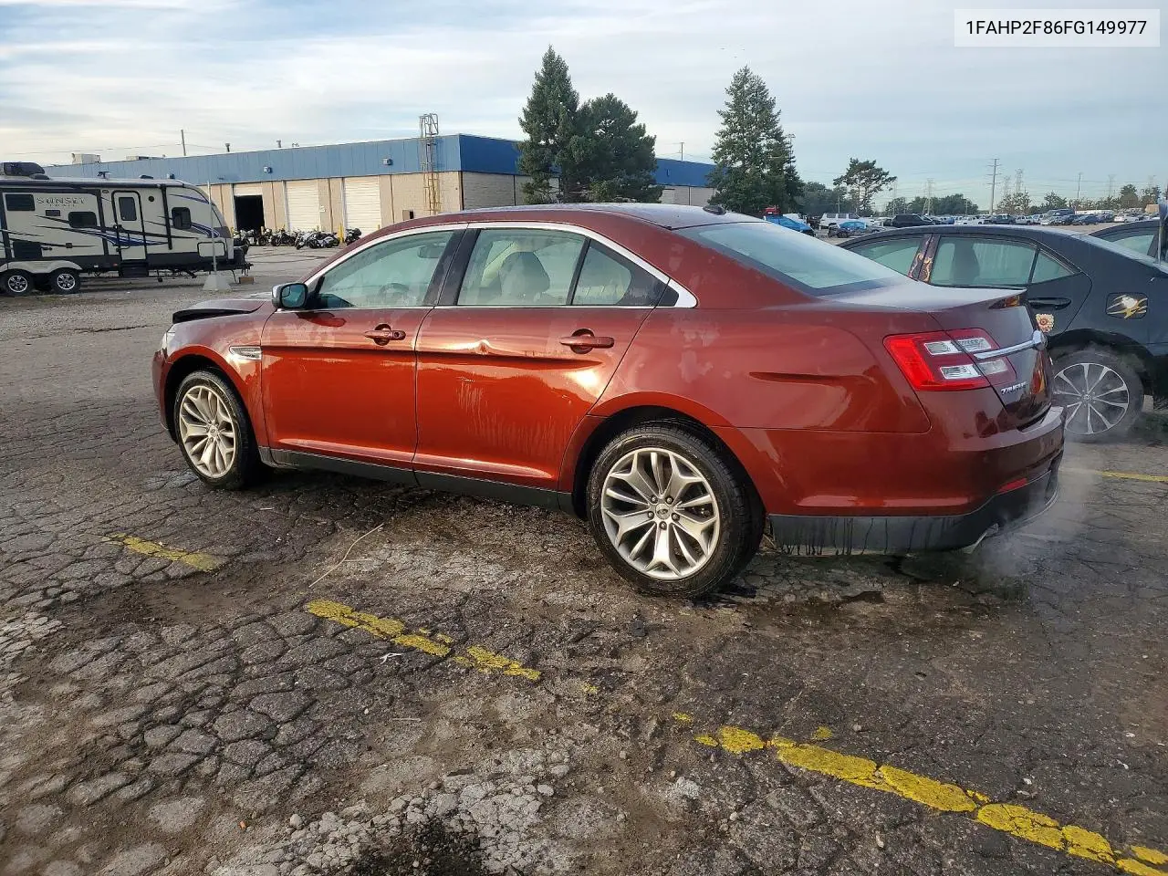 2015 FORD TAURUS VIN 1FAHP2F86FG149977 — фото 2
