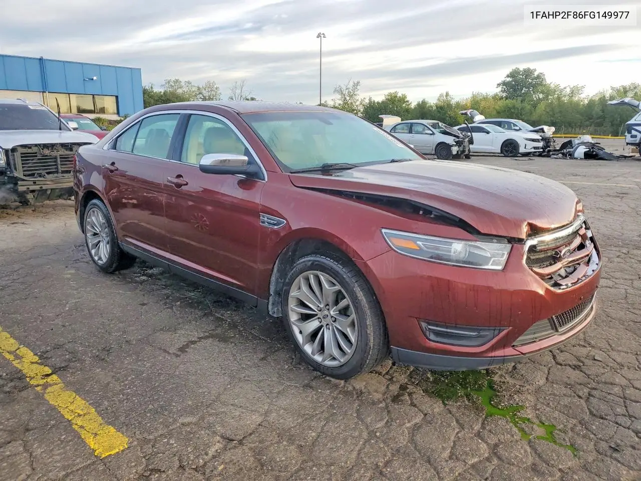2015 FORD TAURUS VIN 1FAHP2F86FG149977 — фото 4