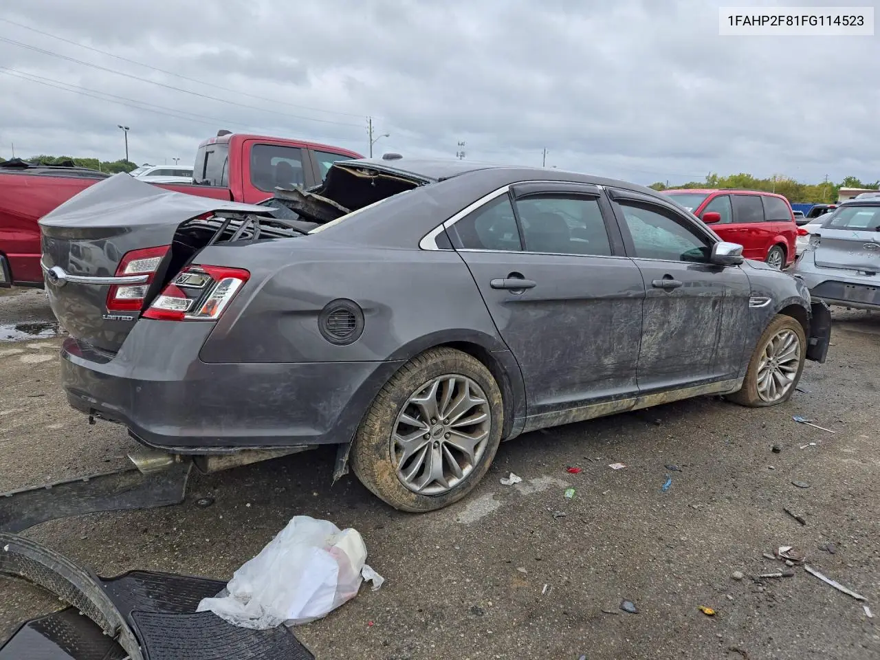 2015 FORD TAURUS VIN 1FAHP2F81FG114523 — фото 3