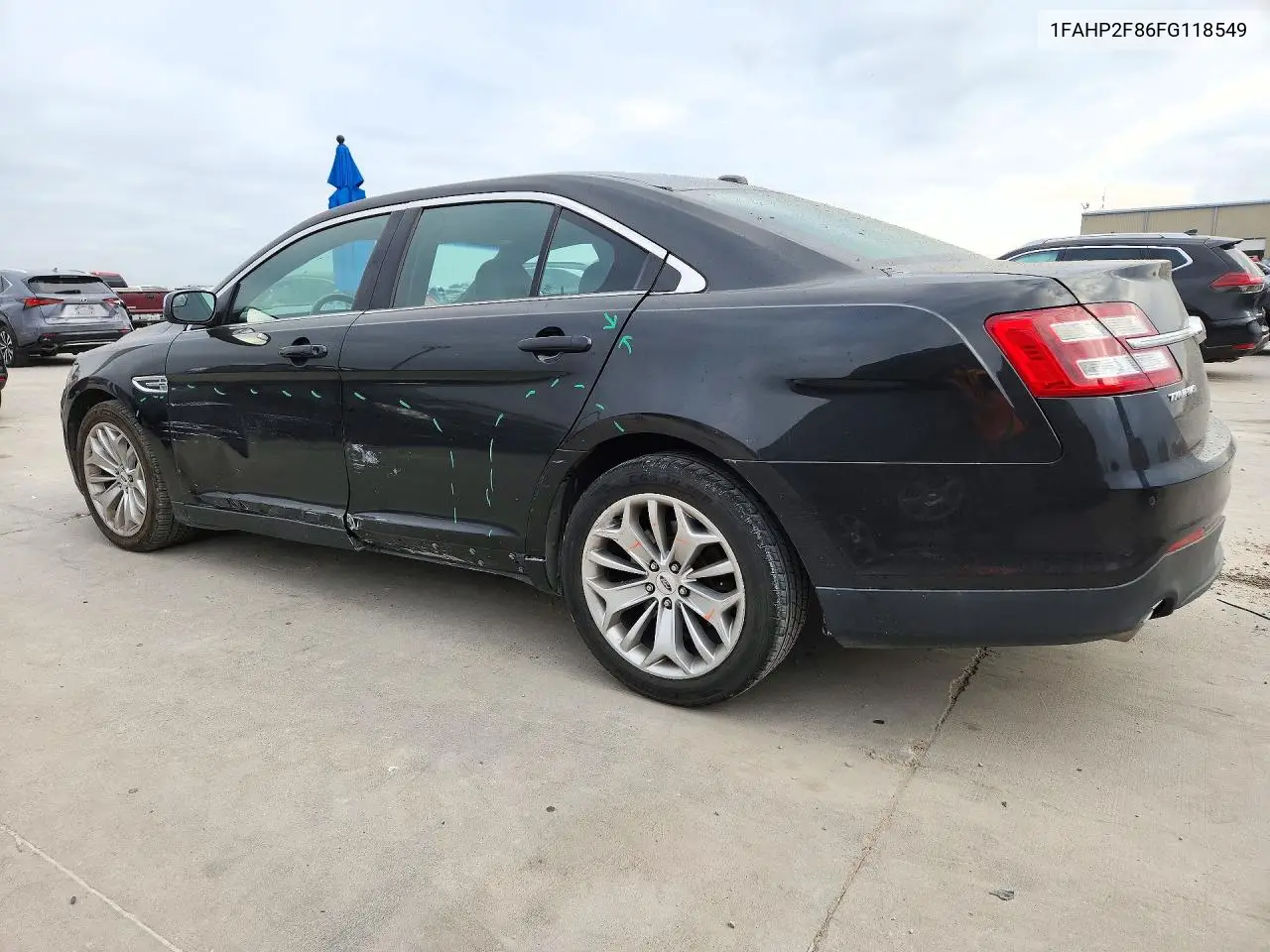 FORD TAURUS 2015, VIN 1FAHP2F86FG118549