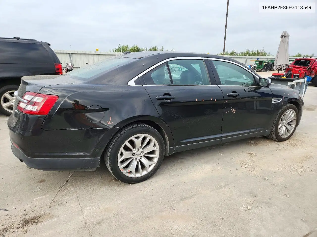 2015 FORD TAURUS VIN 1FAHP2F86FG118549 — фото 2