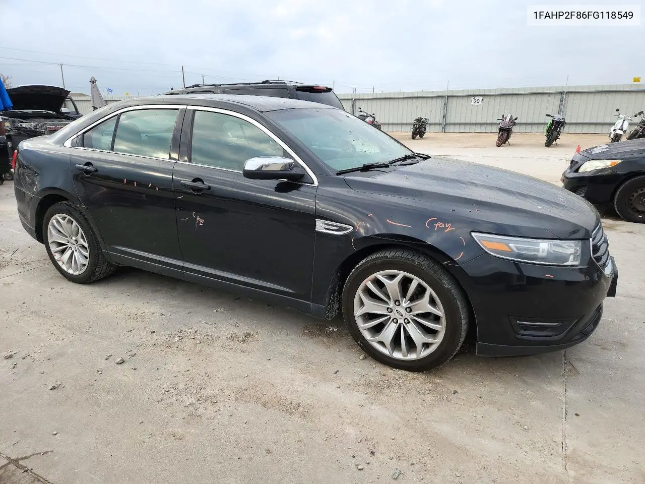 2015 FORD TAURUS VIN 1FAHP2F86FG118549 — фото 3