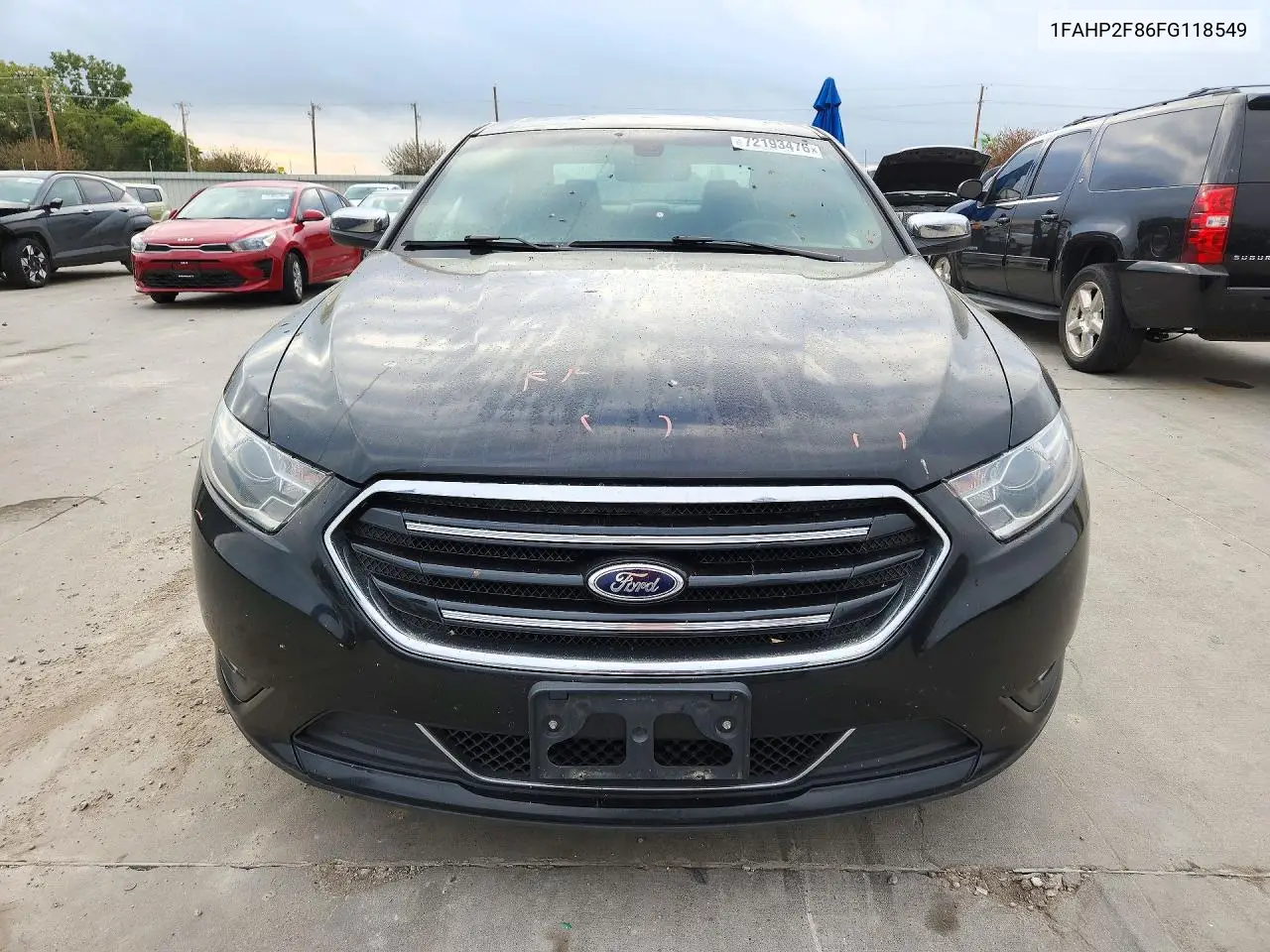 2015 FORD TAURUS VIN 1FAHP2F86FG118549 — фото 5