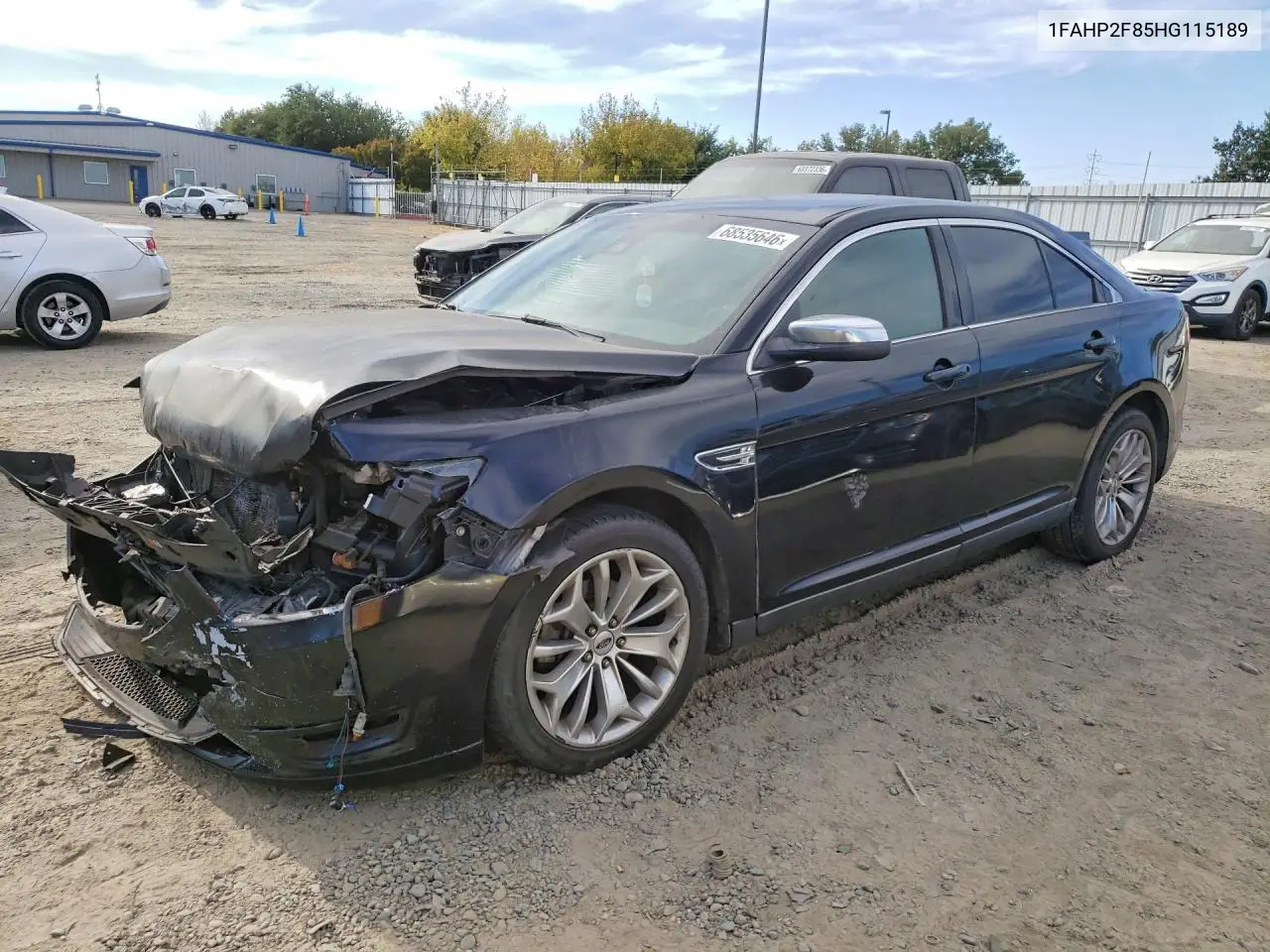 FORD TAURUS 2017, VIN 1FAHP2F85HG115189