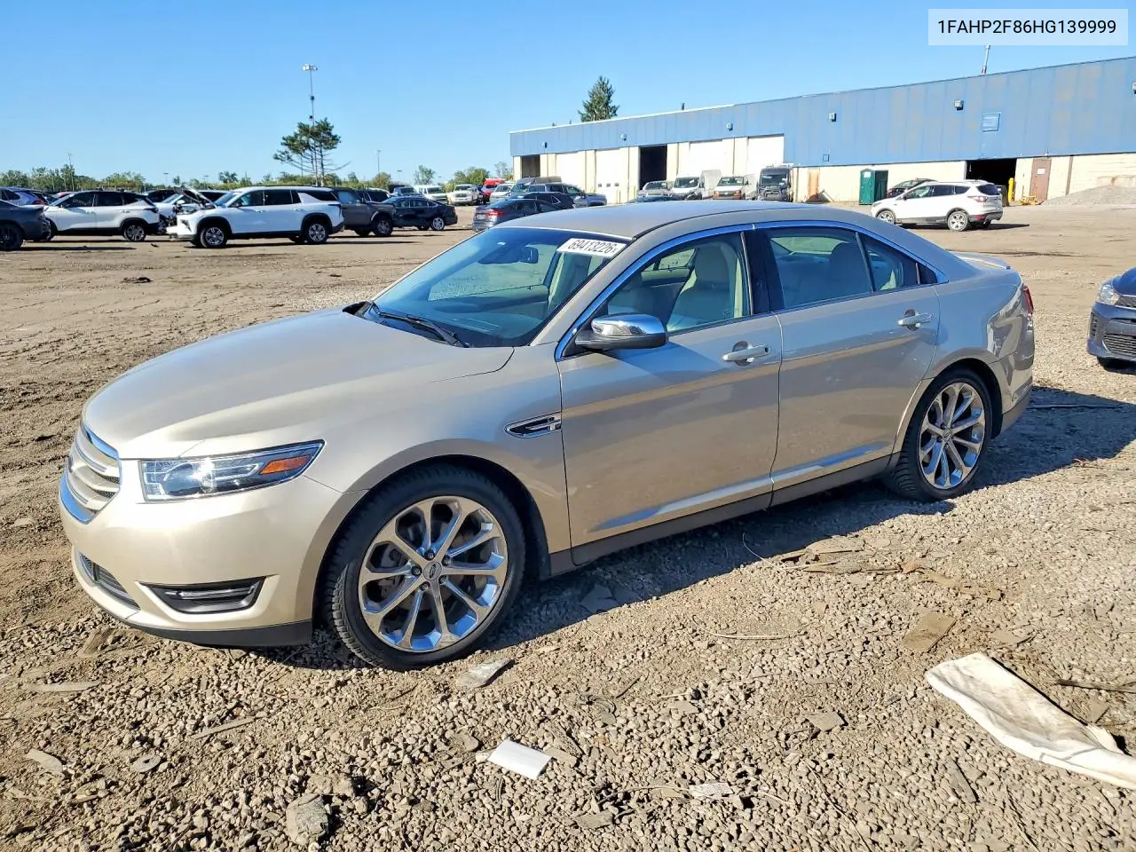 FORD TAURUS 2017, VIN 1FAHP2F86HG139999