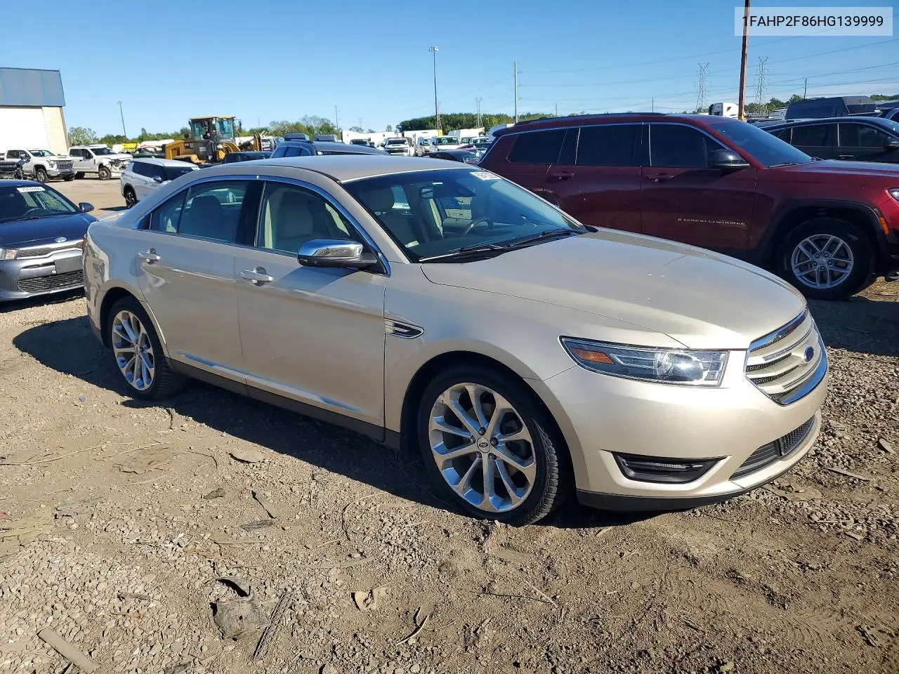 2017 FORD TAURUS VIN 1FAHP2F86HG139999 — фото 4