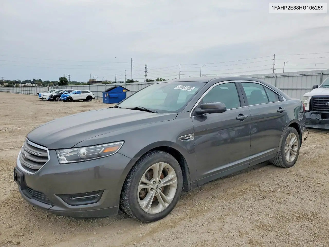 FORD TAURUS 2017, VIN 1FAHP2E88HG106259