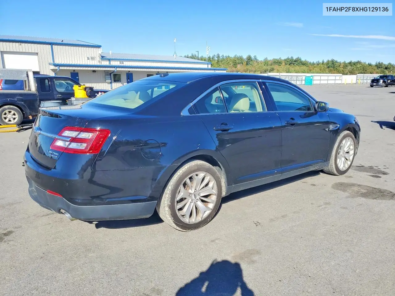 2017 FORD TAURUS VIN 1FAHP2F8XHG129136 — фото 3