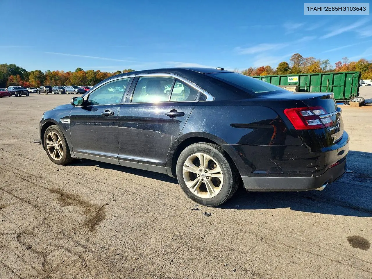 2017 FORD TAURUS VIN 1FAHP2E85HG103643 — фото 2