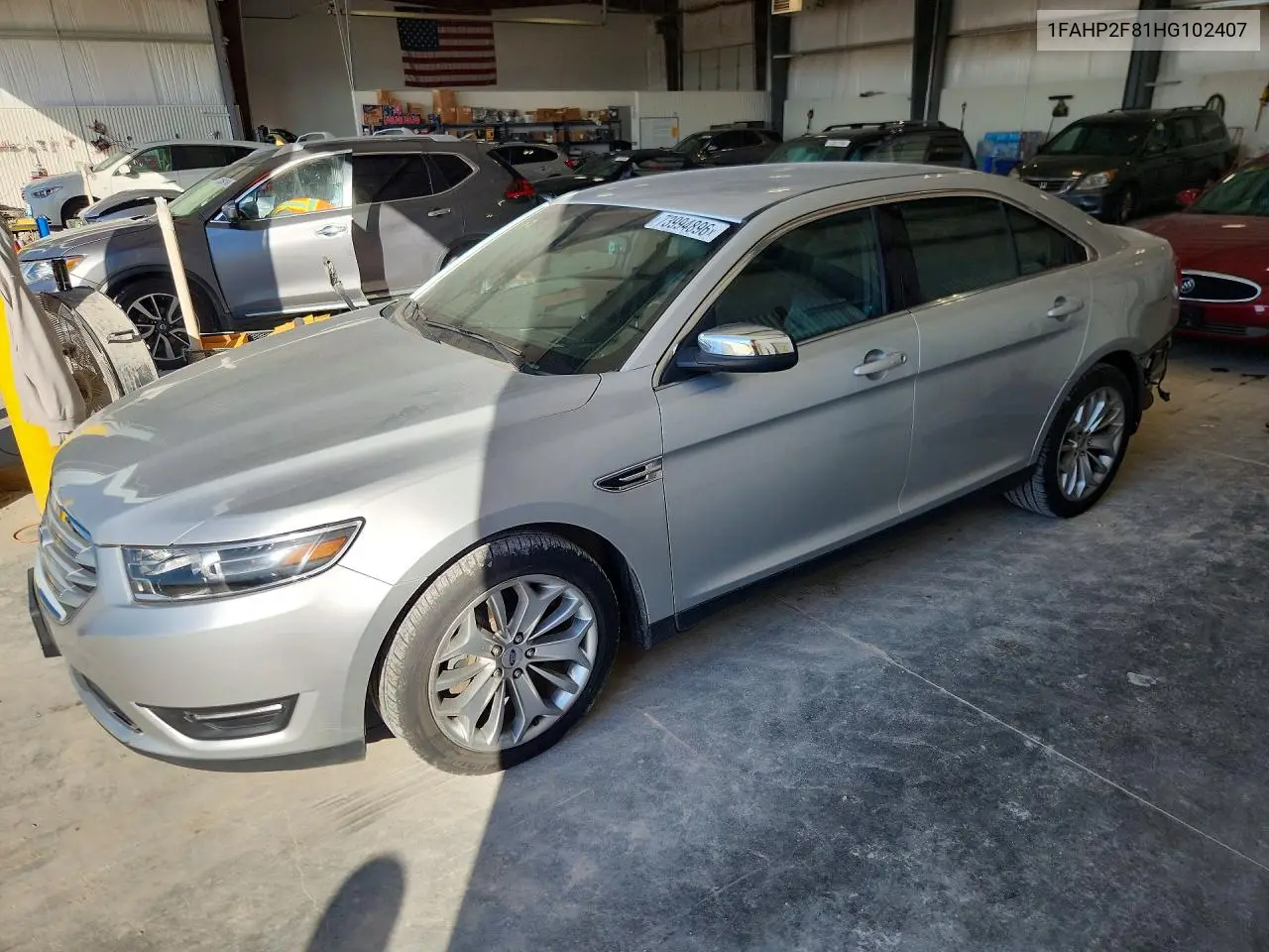 FORD TAURUS 2017, VIN 1FAHP2F81HG102407