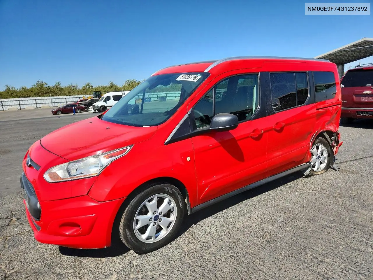 FORD TRANSIT CONNECT 2016, VIN NM0GE9F74G1237892