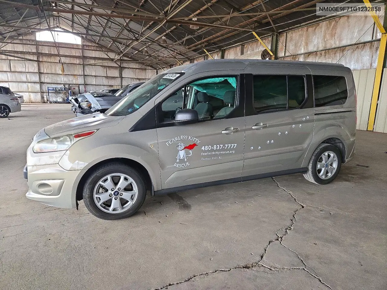 FORD TRANSIT CONNECT 2016, VIN NM0GE9F71G1232858