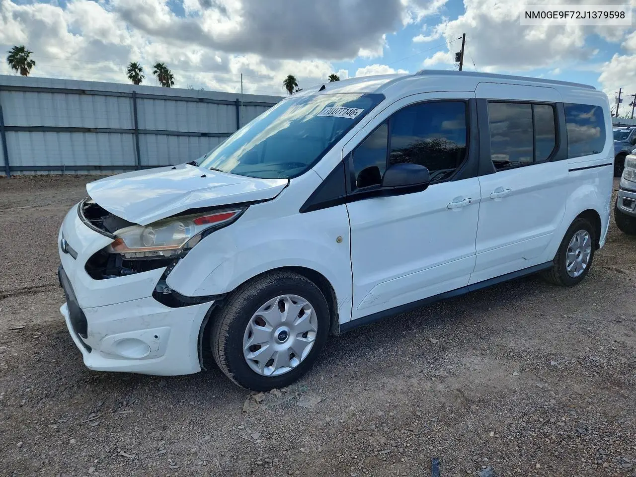 FORD TRANSIT CONNECT 2018, VIN NM0GE9F72J1379598