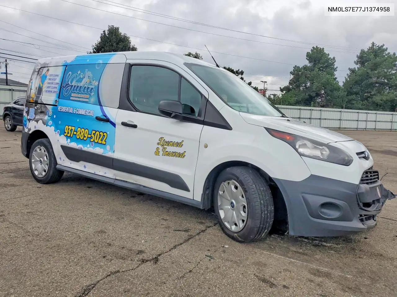 2018 FORD TRANSIT CONNECT VIN NM0LS7E77J1374958 — фото 4