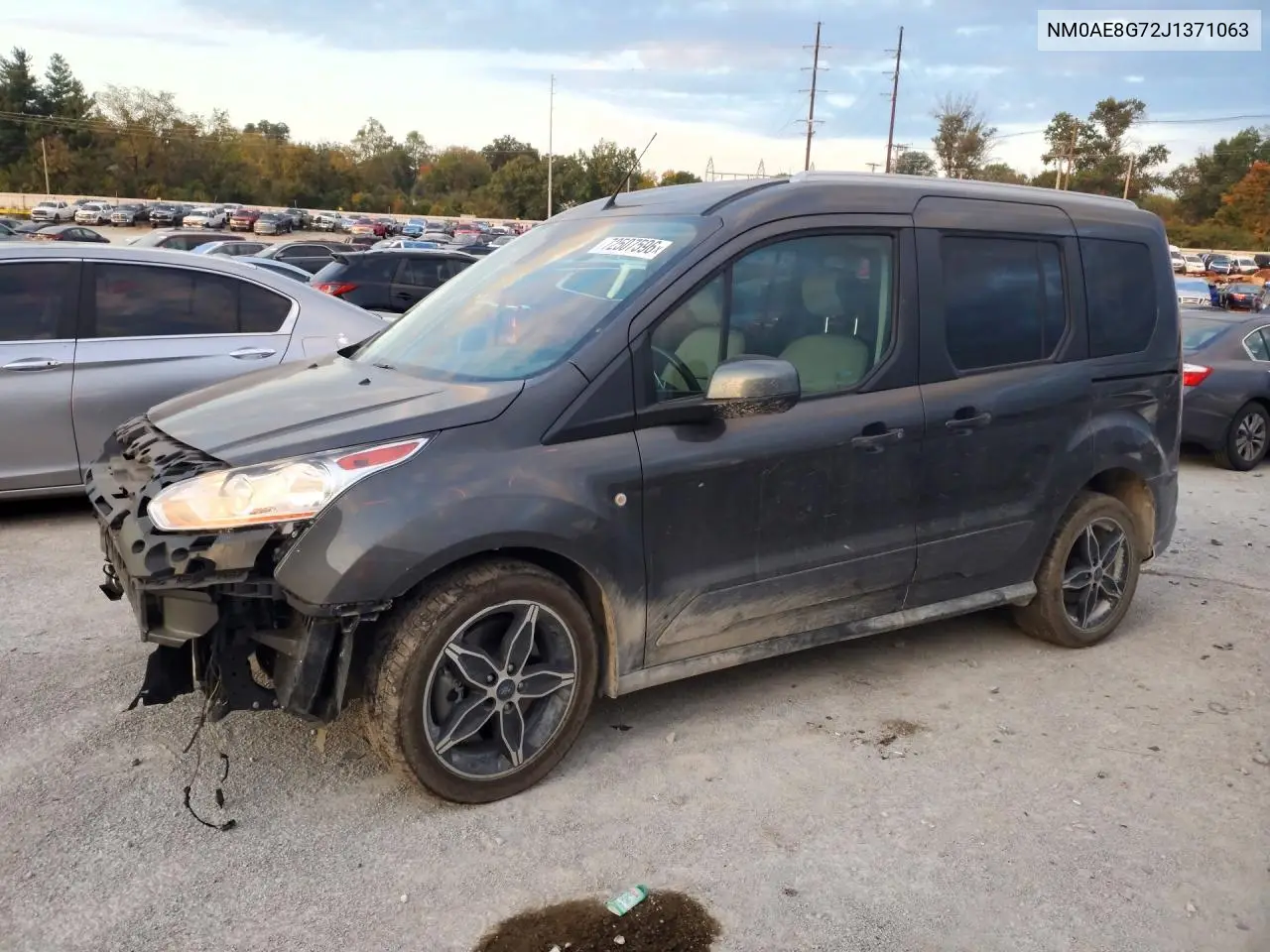 FORD TRANSIT CONNECT 2018, VIN NM0AE8G72J1371063