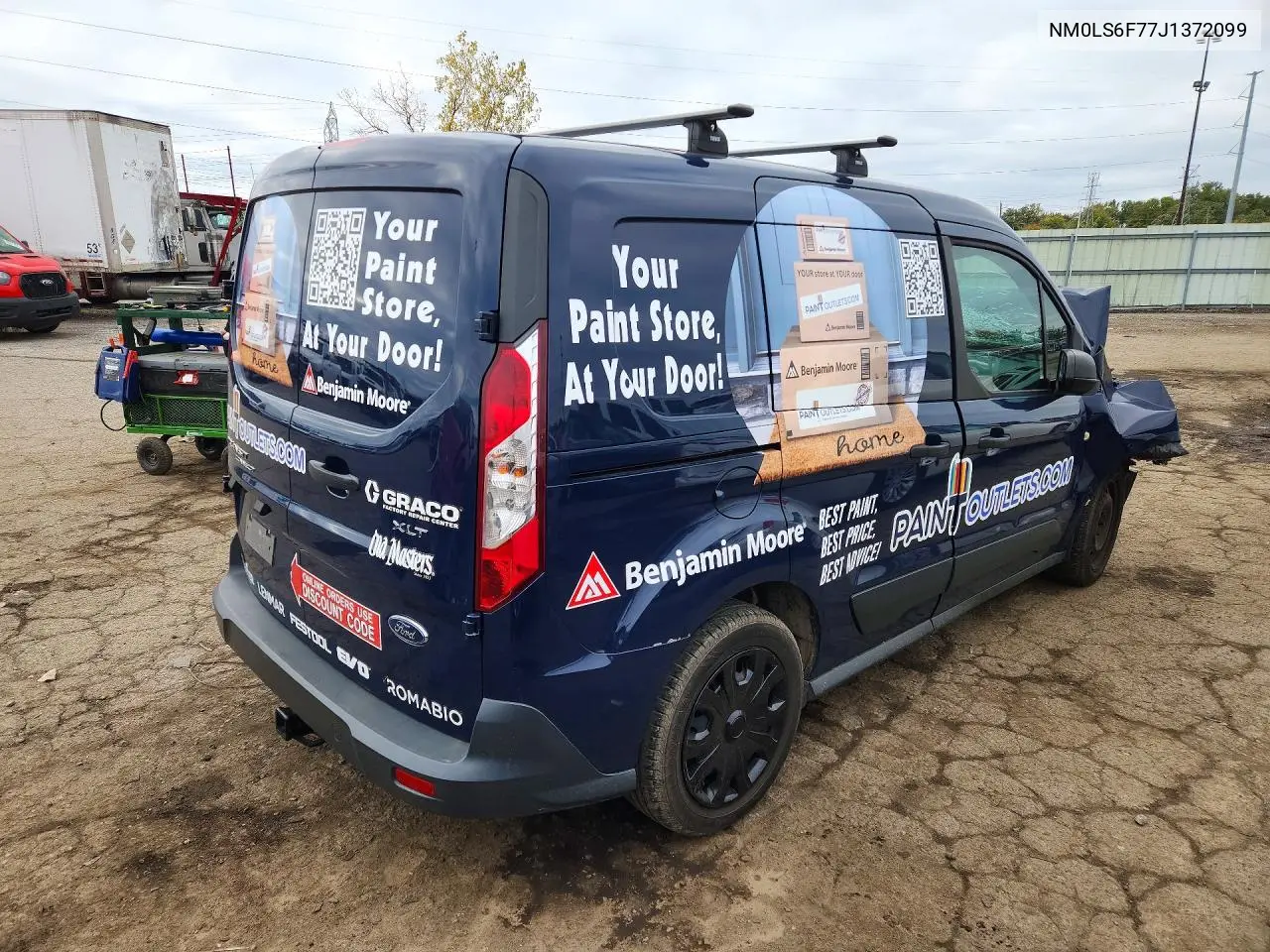 2018 FORD TRANSIT CONNECT VIN NM0LS6F77J1372099 — фото 3