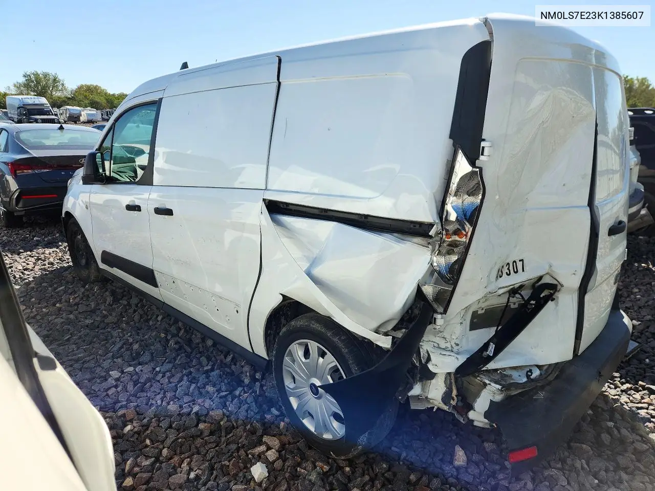2019 FORD TRANSIT CONNECT VIN NM0LS7E23K1385607 — фото 2