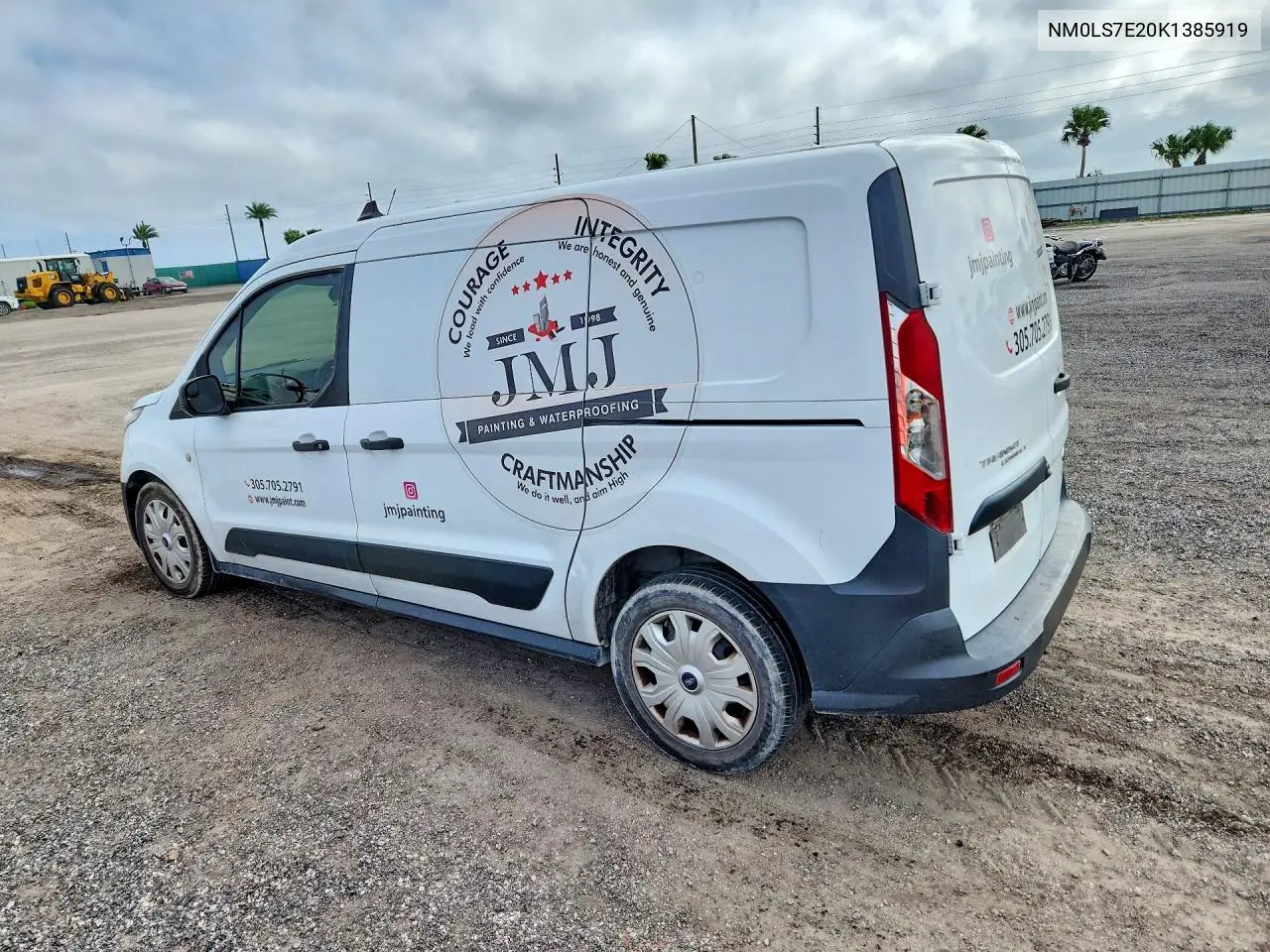 2019 FORD TRANSIT CONNECT VIN NM0LS7E20K1385919 — фото 2