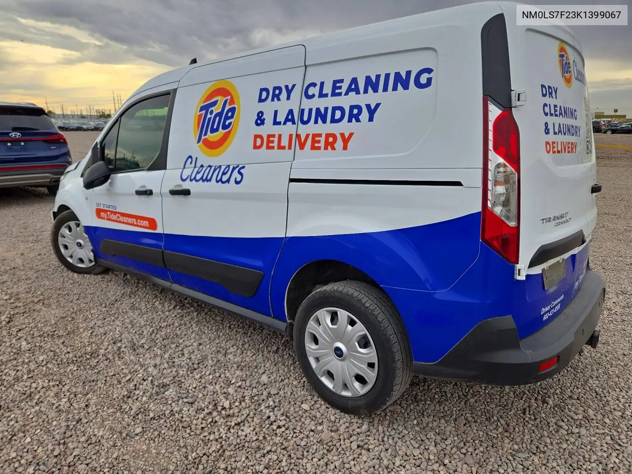 2019 FORD TRANSIT CONNECT VIN NM0LS7F23K1399067 — фото 2