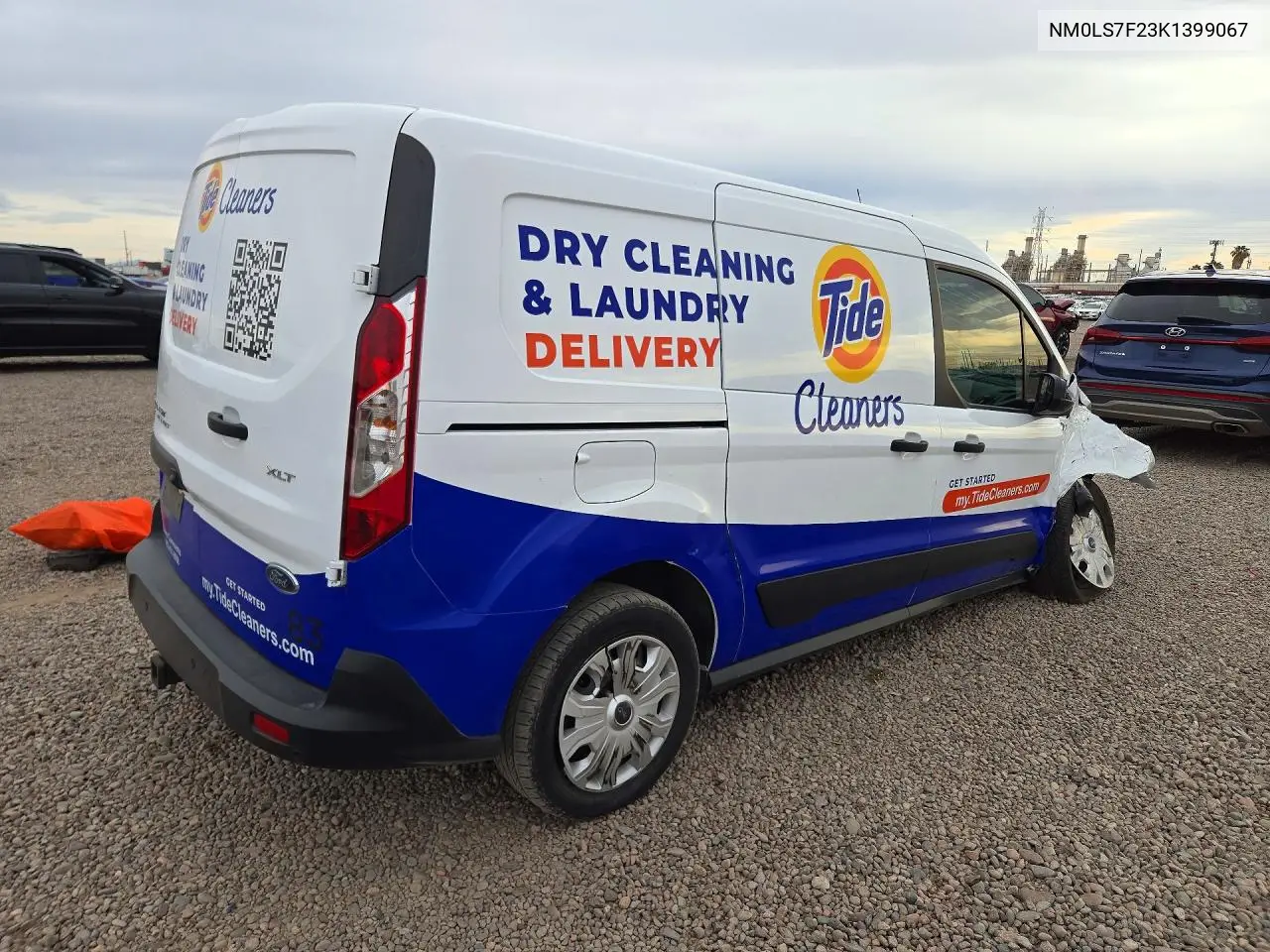 2019 FORD TRANSIT CONNECT VIN NM0LS7F23K1399067 — фото 3