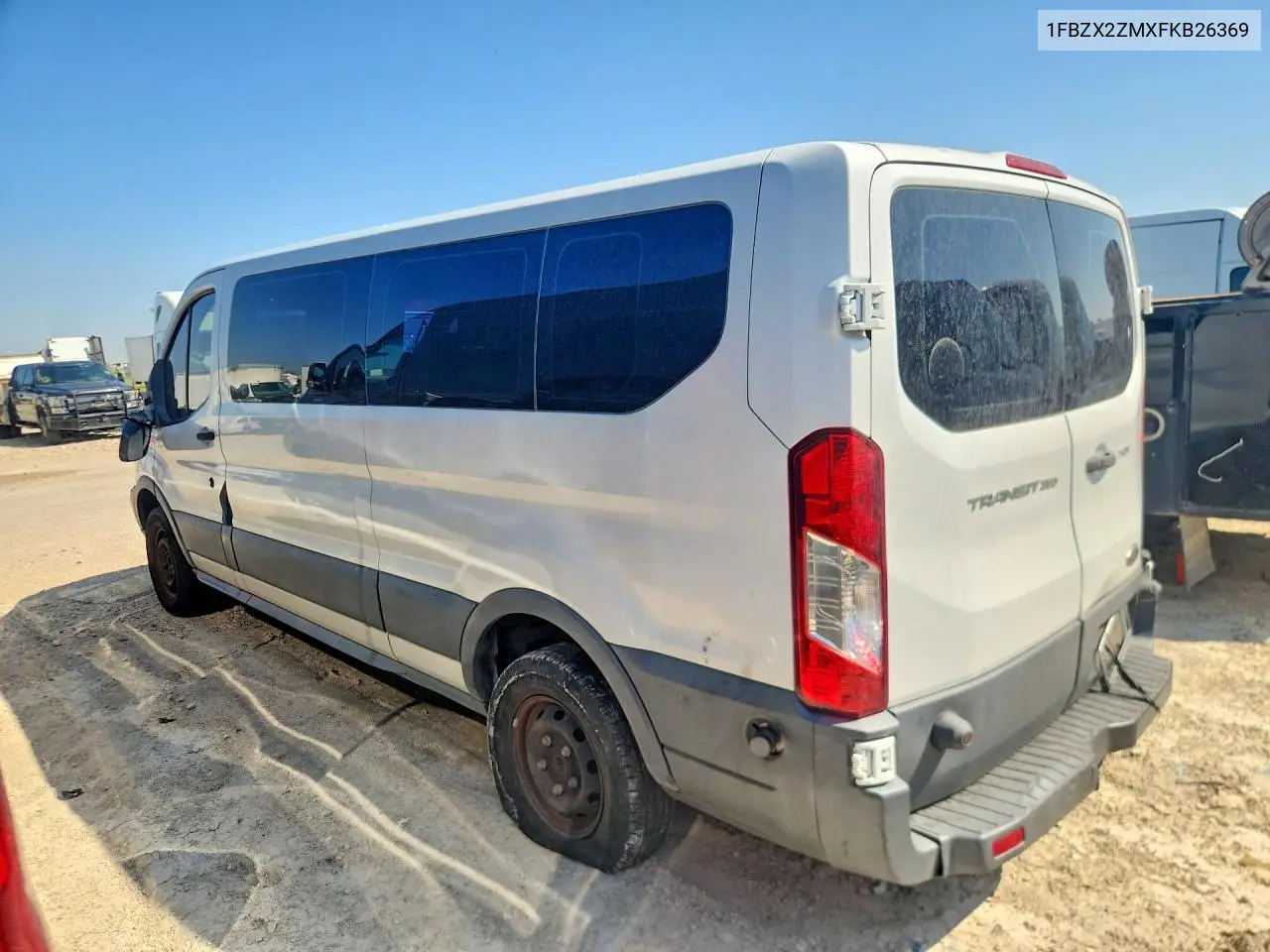 2015 FORD TRANSIT VIN 1FBZX2ZMXFKB26369 — фото 2