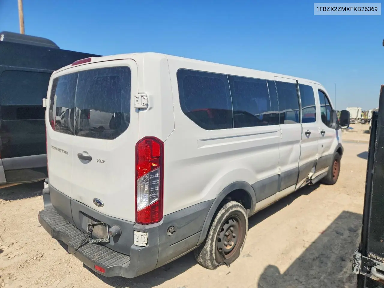 2015 FORD TRANSIT VIN 1FBZX2ZMXFKB26369 — фото 3