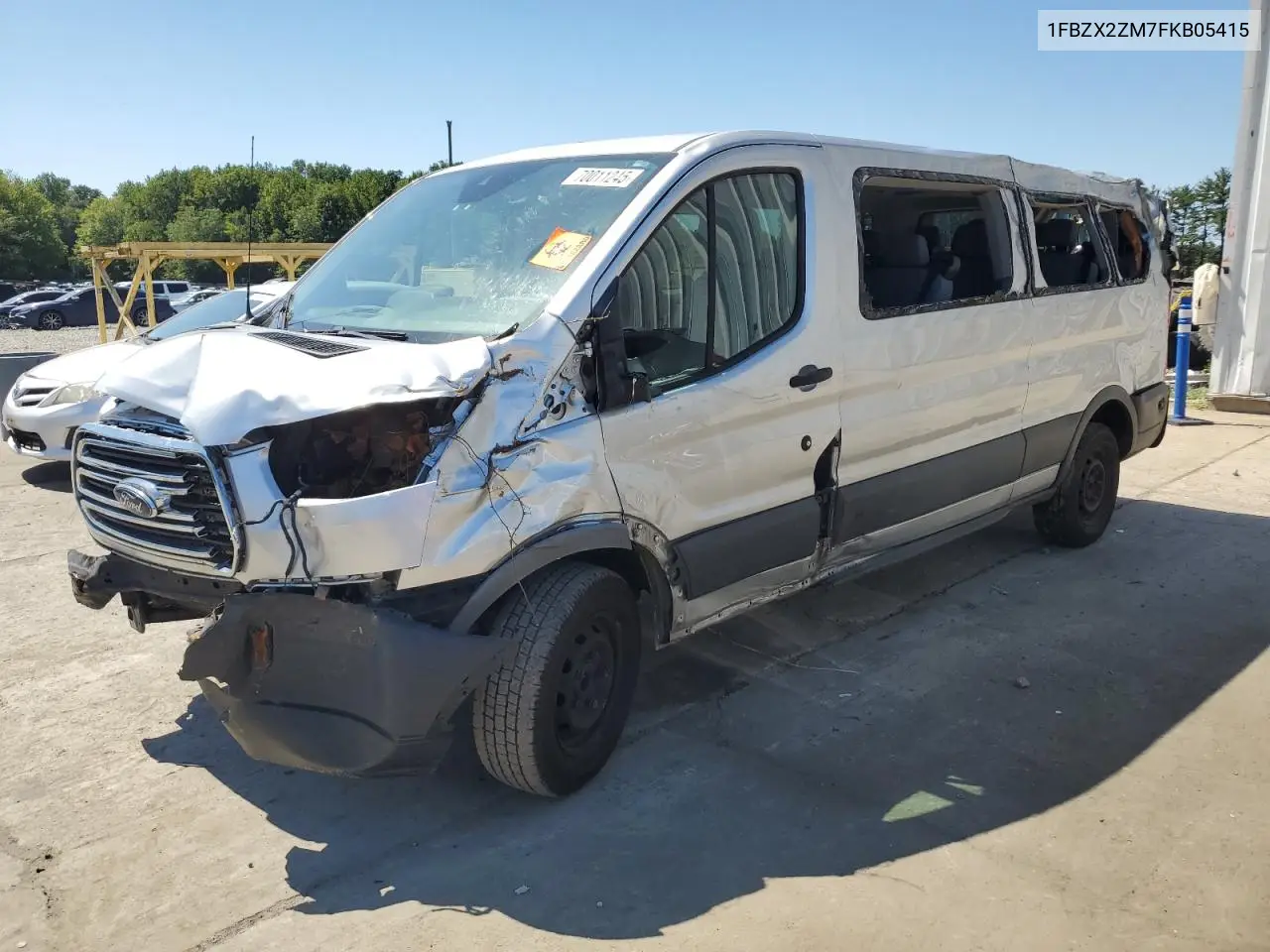 FORD TRANSIT 2015, VIN 1FBZX2ZM7FKB05415