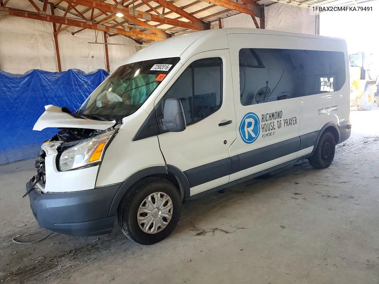 FORD TRANSIT 2015, VIN 1FBAX2CM4FKA79491