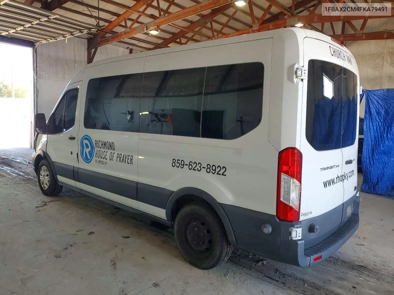 2015 FORD TRANSIT VIN 1FBAX2CM4FKA79491 — фото 2