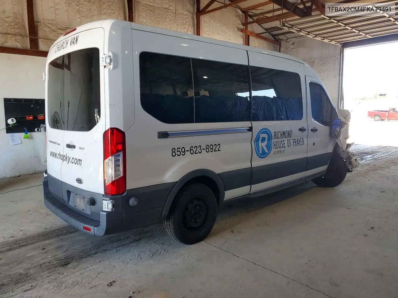 2015 FORD TRANSIT VIN 1FBAX2CM4FKA79491 — фото 3
