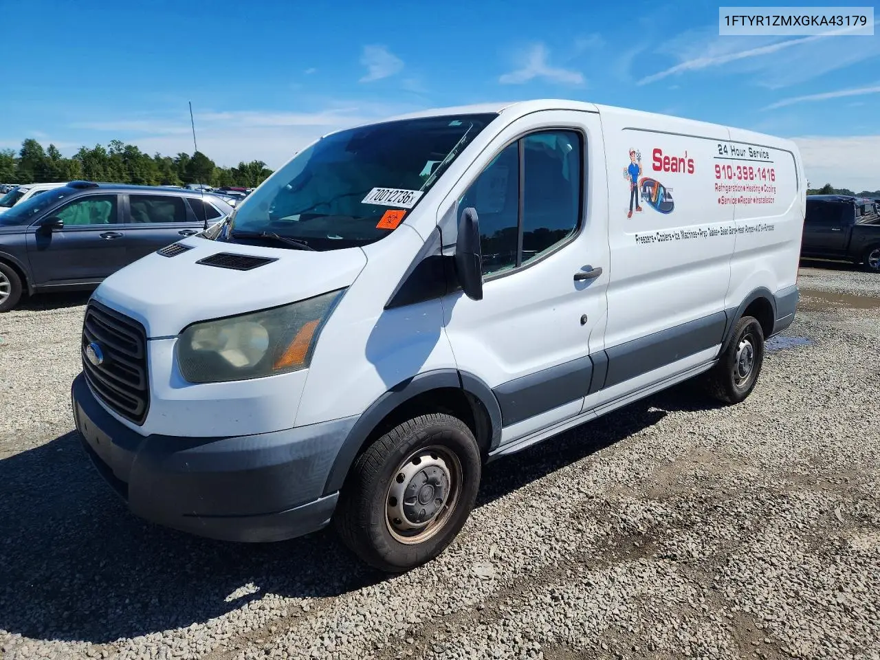 FORD TRANSIT 2016, VIN 1FTYR1ZMXGKA43179