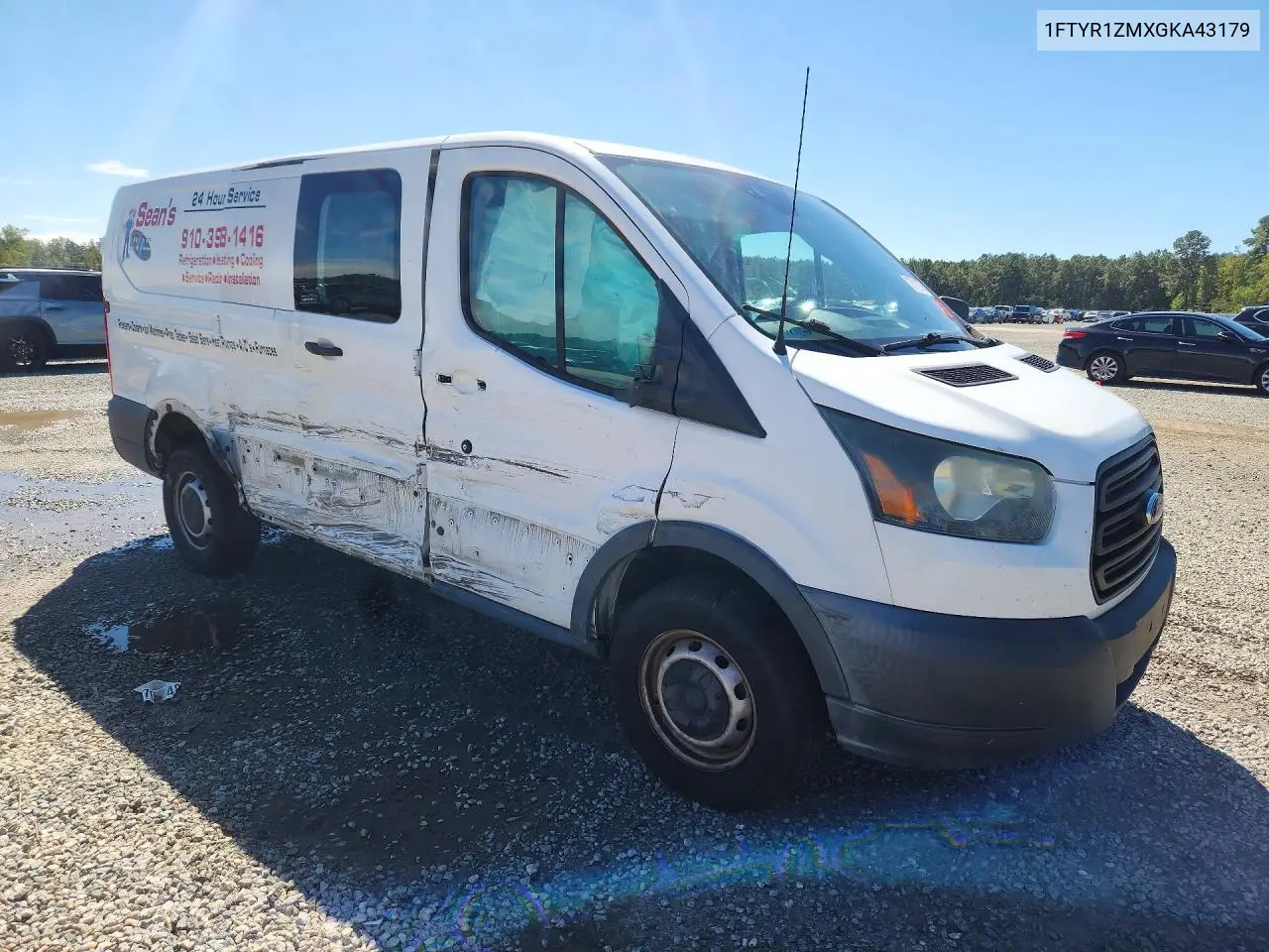 2016 FORD TRANSIT VIN 1FTYR1ZMXGKA43179 — фото 4