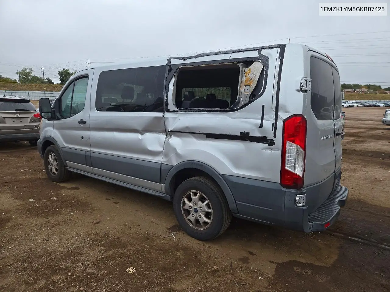 2016 FORD TRANSIT VIN 1FMZK1YM5GKB07425 — фото 2