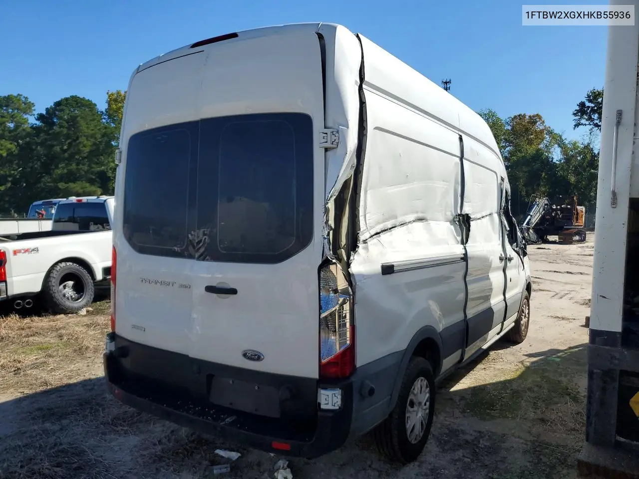 2017 FORD TRANSIT VIN 1FTBW2XGXHKB55936 — фото 3