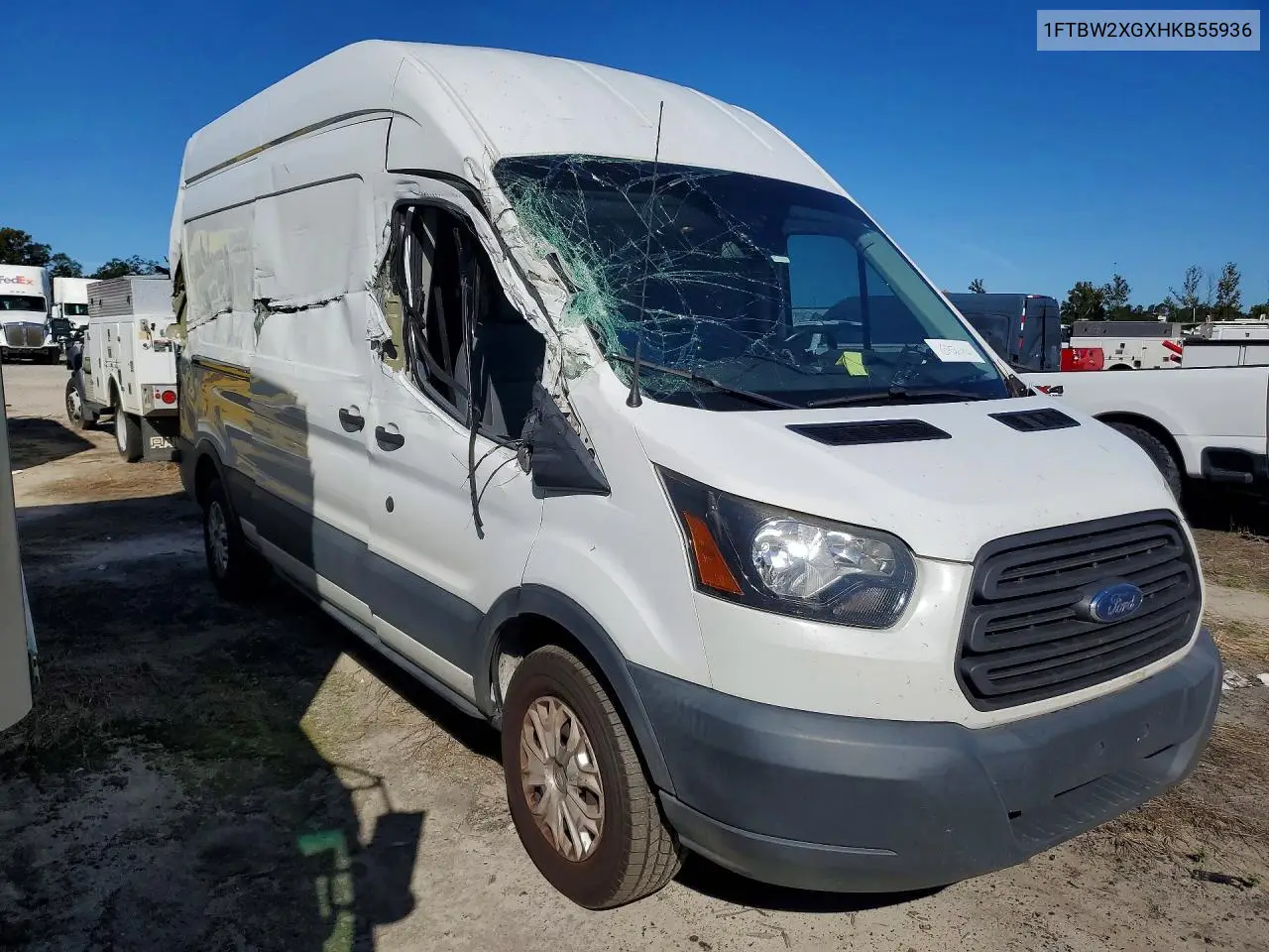 2017 FORD TRANSIT VIN 1FTBW2XGXHKB55936 — фото 4