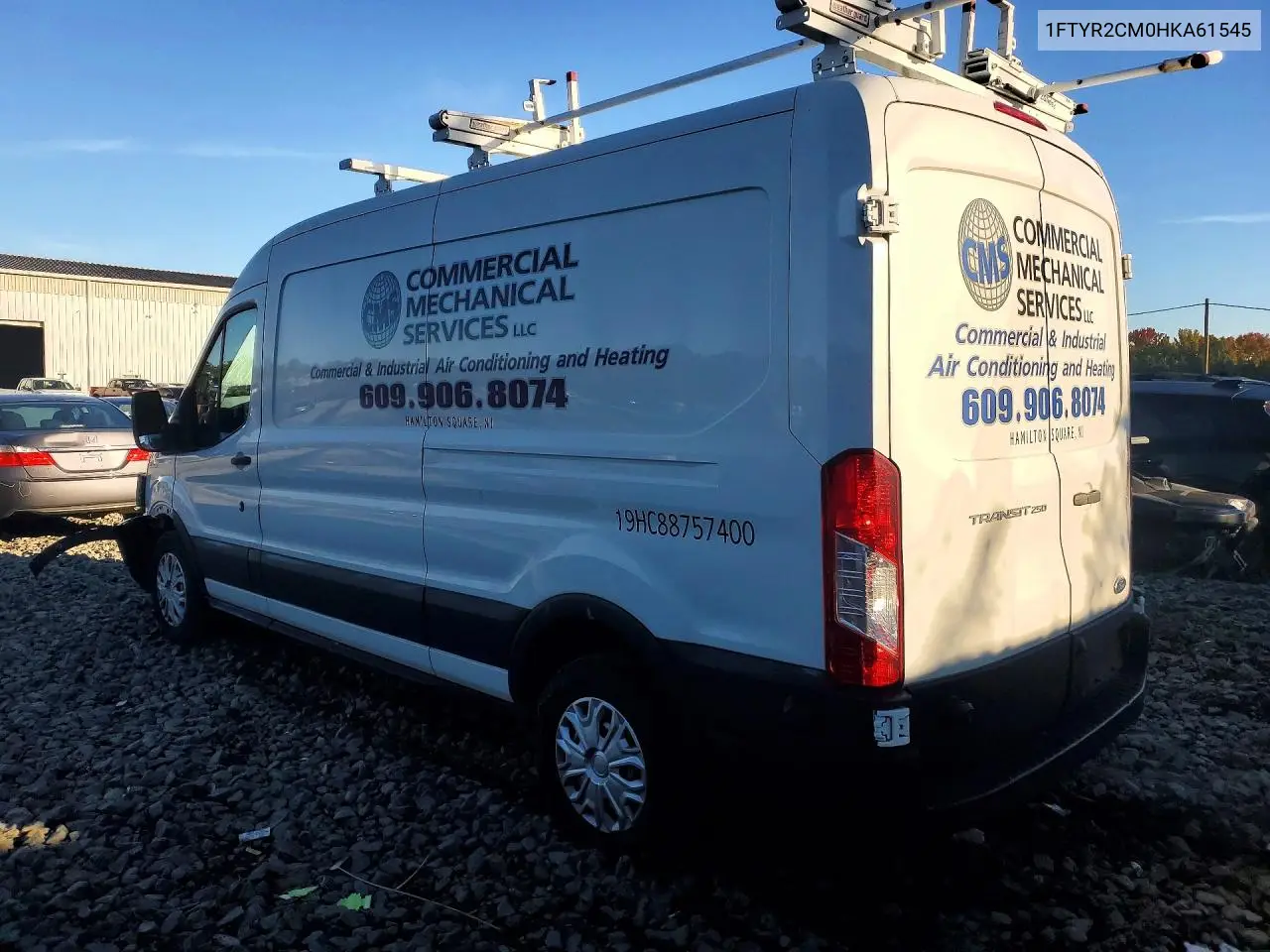 2017 FORD TRANSIT VIN 1FTYR2CM0HKA61545 — фото 2